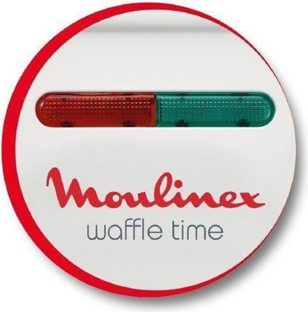 Moulinex – Waffle Time WJ170112 – Gaufrier - 2 Plaques Gaufrées Belges
