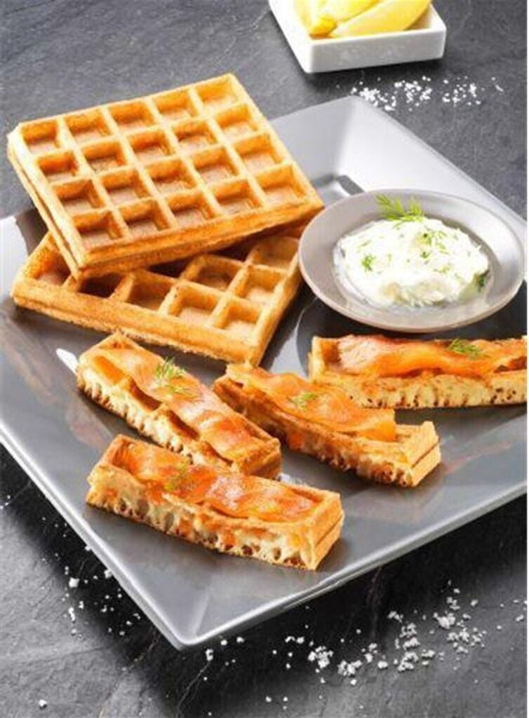 Moulinex – Waffle Time WJ170112 – Gaufrier - 2 Plaques Gaufrées Belges