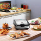 Tefal Snack Collection SW857D12 Appareil Gaufre et Grill - Plaques Interchangeables Antiadhésives