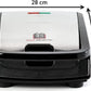 Tefal Snack Collection SW857D12 Appareil Gaufre et Grill - Plaques Interchangeables Antiadhésives