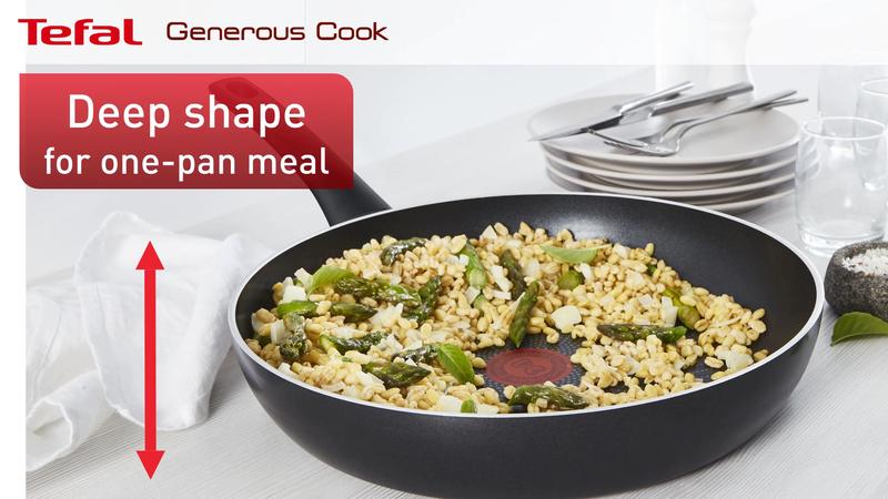 Tefal Generous Cook C2781983 – Poêle Wok 28 cm