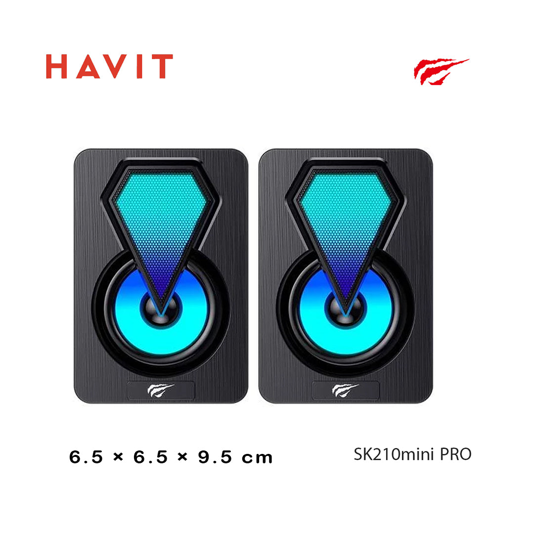 Haut-parleurs Gaming HAVIT SK210mini PRO RGB