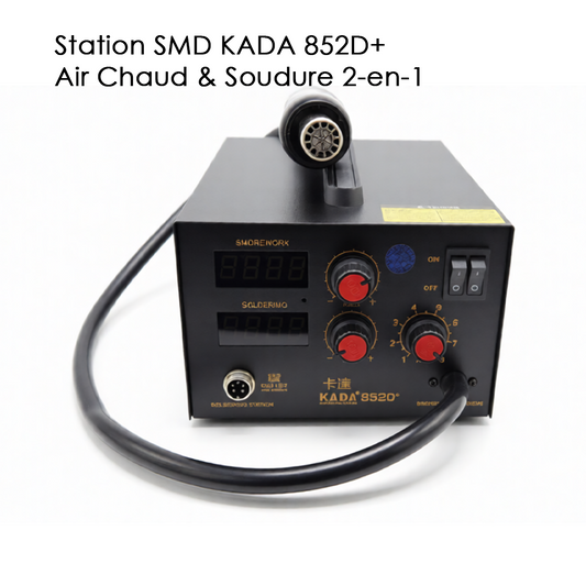Station SMD KADA 852D+ Air Chaud & Soudure 2-en-1
